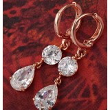 Oorhangers met swarovski stenen